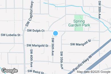 Map image of the property - 8840 SW 36th Ave