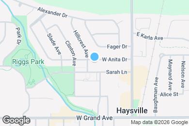 Map image of the property - 315 W Anita Dr