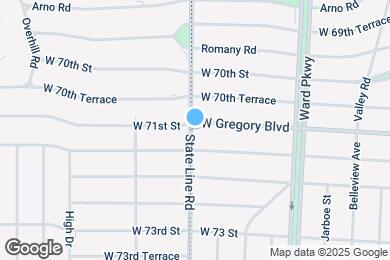 Map image of the property - 1291 W Gregory Blvd
