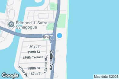 Map image of the property - 19111 Collins Ave