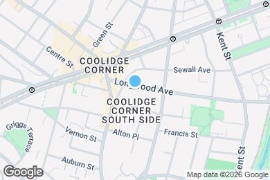 Map image of the property - 33 Longwood Ave