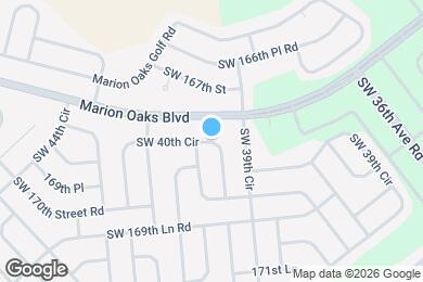 Map image of the property - 16903 SW 40th Cir