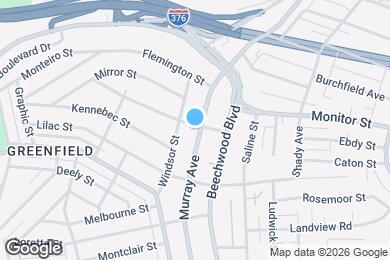 Map image of the property - 4104 Murray Ave