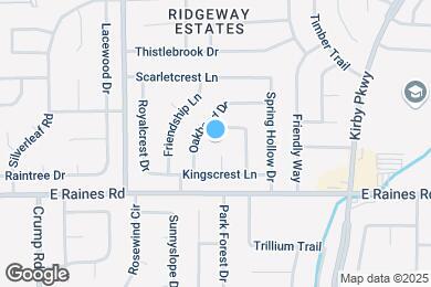 Map image of the property - 4109 Kingscrest Cove
