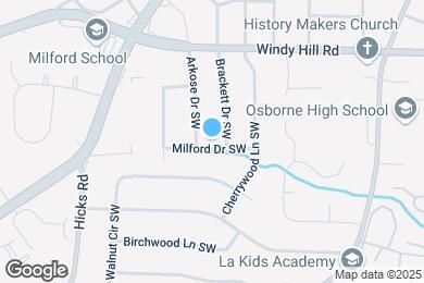 Map image of the property - 682 Milford Dr SW