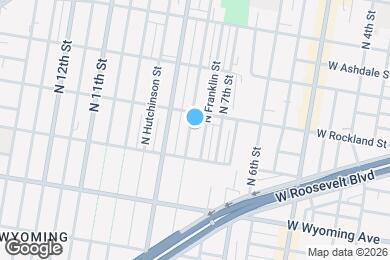 Map image of the property - 4841 N 8th St
