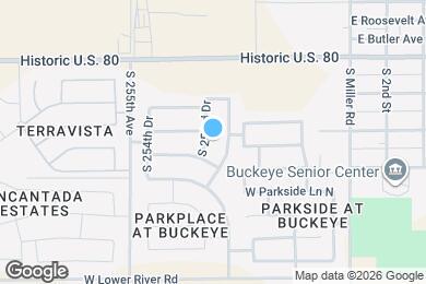 Map image of the property - 8705 S 253rd Dr