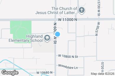 Map image of the property - 10886 N 6000 W