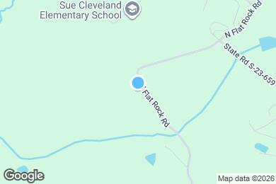 Map image of the property - 453 N Flat Rock Rd