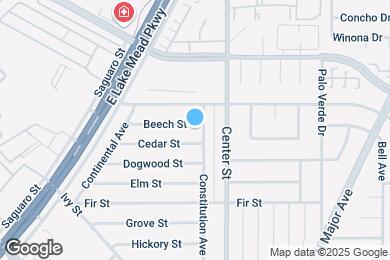 Map image of the property - 129 Beech St