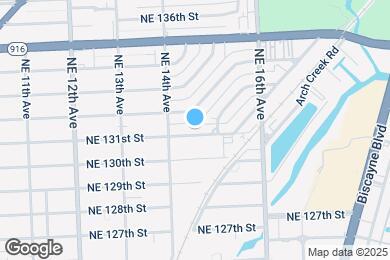 Map image of the property - 1461 NE 131st St