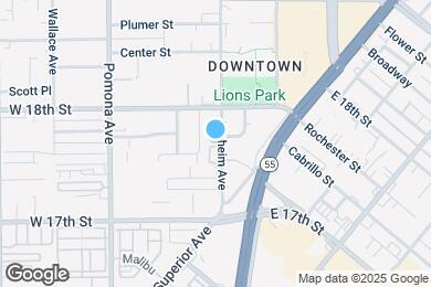 Map image of the property - 1769 Anaheim Ave