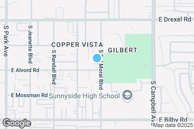 Map image of the property - 5880 S Del Moral Blvd