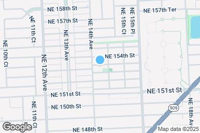Map image of the property - 1428 NE 153rd Ter