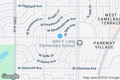 Map image of the property - 5615 West Campbell Ave