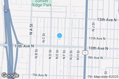 Map image of the property - 1026 N E St