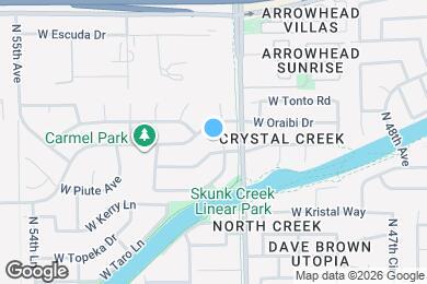 Map image of the property - 19536 N 51st Dr