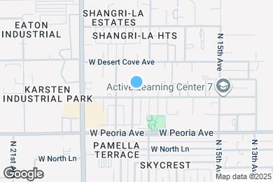 Map image of the property - 10805 N 17th Dr