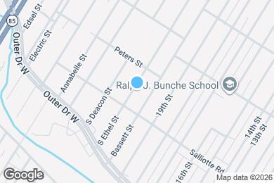 Map image of the property - 3575 S Ethel St