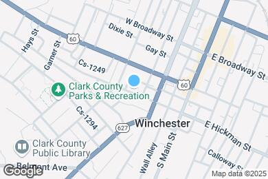 Map image of the property - 127 W Hickman St