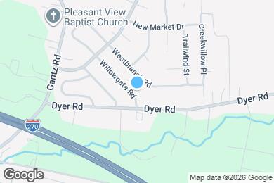 Map image of the property - 2656 Willowgate Rd