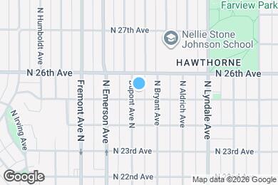 Map image of the property - 2506 Dupont Ave N