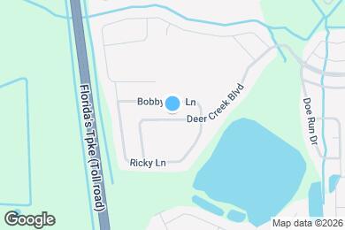 Map image of the property - 2424 Deer Creek Blvd