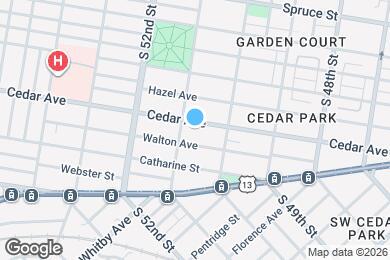 Map image of the property - 5036 Cedar Ave