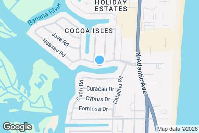 Map image of the property - 436 Cocoa Isles Blvd