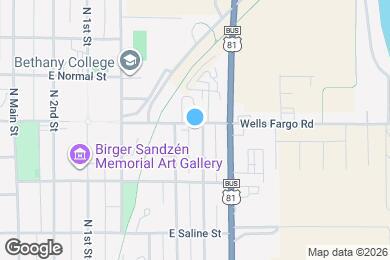 Map image of the property - 451 N Roosevelt St