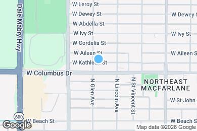 Map image of the property - 3320 W Kathleen St