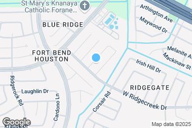 Map image of the property - 15615 Fall Briar Dr