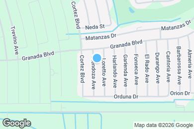 Map image of the property - 4100 Mendoza Ave