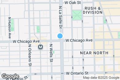 Map image of the property - 800 N La Salle Dr