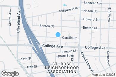 Map image of the property - 346 Carrillo St