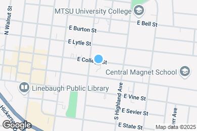 Map image of the property - 414 E College St