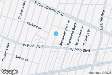 Map image of the property - 1346 S Cloverdale Ave