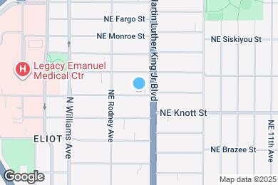 Map image of the property - 307 NE Graham St