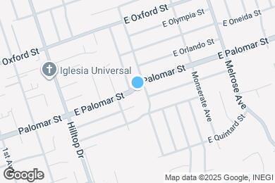 Map image of the property - 96 E. Palomar