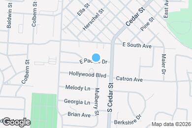 Map image of the property - 219 E Pacific Dr