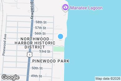 Map image of the property - 5600 N Flagler Dr
