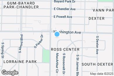 Map image of the property - 1101 MacArthur Cir