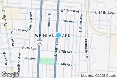 Map image of the property - 1376 N 4th St