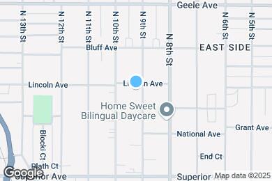 Map image of the property - 1820 N 9th St