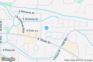 Map image of the property - 894 E Shadow Creek Ln