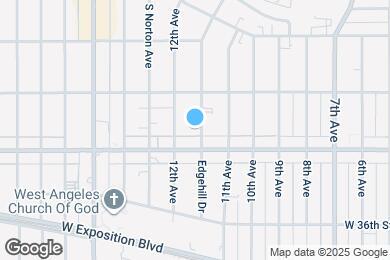 Map image of the property - 3045 Edgehill Dr