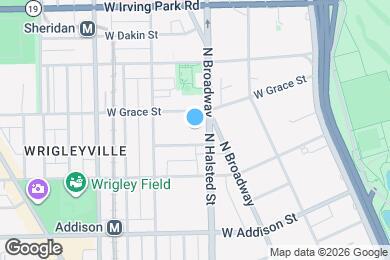 Map image of the property - 3751 N Halsted St