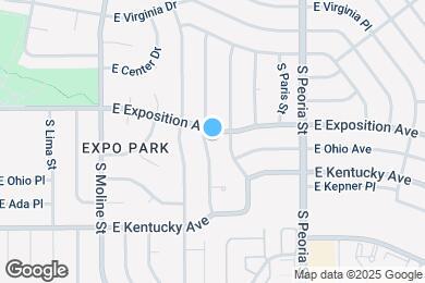 Map image of the property - 730 S Oakland St