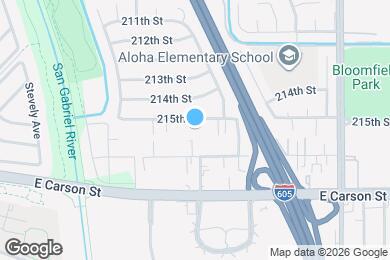 Map image of the property - 11500 E 215th St
