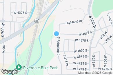 Map image of the property - 4535 S Ridgeline Dr